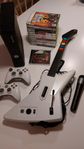 Xbox 360S inkl. Guitar Hero-gitarr + spel