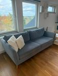 Mio 3-sits Soffa med fotpall