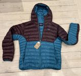 Patagonia Down Sweater Hoody Belay Blue Large 