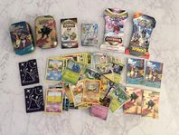 Pokémon Paket #8 - Oöppnade Booster Packs + Mini Låda etc