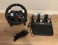 Logitech G29 ratt racerratt och pedaler