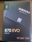 samsung ssd 870 evo 2tb helt nytt oöppnat