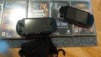 PSP 2 x Paket med spel