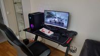 En gaming setup. RTX 3070, I7 12700 f 16 ram. Skärm. mm...