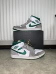 Air Jordan 1 Mid Grey Green