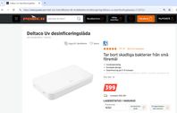 Deltaco Uv desinficeringslåda, helt ny, oöppnad, nypris 39