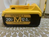 ny 1 steken nya Replacement Battery For Dewalt 18v 12 Ah