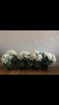 4x Hortensia plastblommor