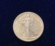 1917 Walking Liberty Half Dollar! silver mynt! 