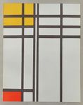 Piet MONDRIAN. Färgserigrafi, 1956