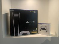 Playstation 5 Digital Edition + extra Dualsence kontroll