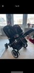 bugaboo donkey med liggdel och två sittdelar