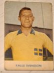 Kalle Svensson, Sverige, Fotbolls-VM 1958 [samlarbild, ALFA]