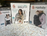 Ergobaby 360 bärsele + All weather cover + Haklapp