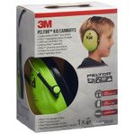 3M PELTOR Kid – Hörselskydd för Barn (Neongrön)