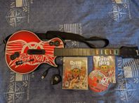 PS3 GUITAR HERO GITARR AEROSMITH MED SPEL I SUPERSKICK