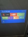 Smart Projektor med takfäste/bioduk 120" Android