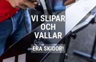 Vi slipar och vallar era skidor!