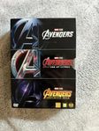 Avengers, Avengers Age Of Ultron, Avengers Infinity War. DVD