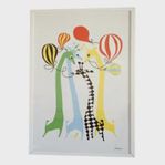 Poster / Affisch Littlephant Giraffes 50x70cm