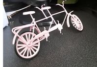 Dekorativ Miniatyr cykel (L.12 cm, .H ca 10 cm)