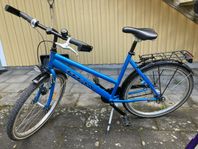 26'' blå titan mtb cykel