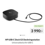 HP USB-C Dockningsstation G5 helt ny!