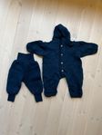 Engel ullfleece overall och byxa 62/68