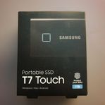  Samsung T7 Touch Extern Portabel SSD 1TB Svart