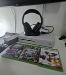 Xbox One + 3 Spel + Trådlös 7.1 Surround Sound Headset