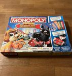  Monopol Junior för barn 5+, elektronisk kortläsare