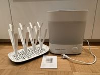 Philips Avent sterilisator + flaskställ