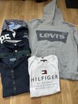 Klädpaket, Tommy Hilfiger, Levis, Pomp de Lux mfl