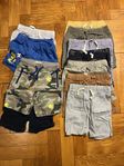 Shorts (11 st) för barn paket, Strl 110/116