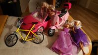 Barbie samling massa grejor