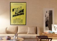 the Shining dvd  + inramad poster