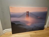 canvastavla Golden Gate 100x70