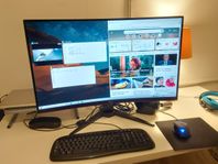 32" Datorskärm, AOC Curved, 1ms, 144hz, 1440p