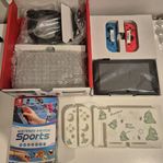 Nintendo Switch + Sports + Skydd Inköpt Jan 2024 - Nyskick