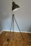 Lampa golvlampa grå/svart industriell vintage retro