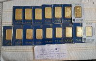 592 gram 24K, cert inplastade Swiss Made PAMP 