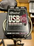 Radial USB-Pro – Ljudkort och DI-box