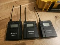 Saramonic UwMic9 Mikrofoner (RX9 + TX9 + TX9)