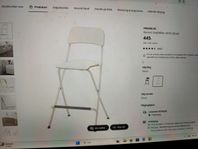 Ikea Franklin barstol 63 cm 