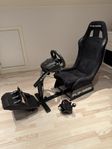 Logitech G920 spelratt och Playseat Evolution stol