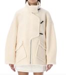 GANNI Off-white Boucle jacka