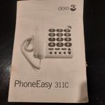 Telefon DURO, PHone easy 311 C för seniorer