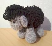 Handgjord amigurumi får, Obs! Prydnad, ej leksak