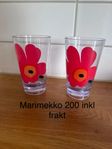 marimekko plastglas 2 st 