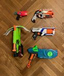 5 st NERF blasters guns